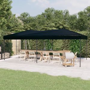 VidaXL Inklapbare Partytent 3x6m Zwart