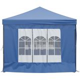 vidaXL Partytent inklapbaar met zijwanden 3x6 m blauw - 93542