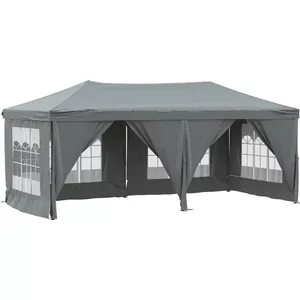 Graciosa Tuinpaviljoen 3x3m Zilverzand/Ecru Zonder Zijwanden | Partytent -Online Graciosa Tuinpaviljoen 3x3m Zilverzand/Ecru Zonder Zijwanden | Partytent -Online
