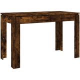 vidaXL Esstisch Räuchereiche 120x60x76 cm Holzwerkstoff