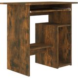 VidaXL Bureau 80x45x74 cm - Bewerkt Hout - Gerookt Eikenkleurig