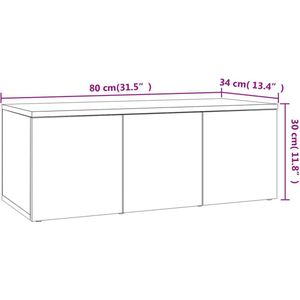 vidaXL-Tv-meubel-80x34x30-cm-bewerkt-hout-bruin-eikenkleur
