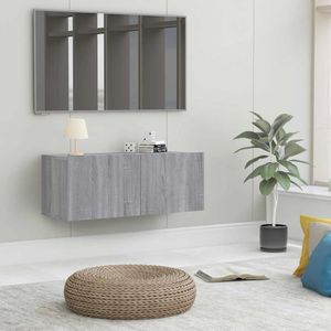vidaXL-Tv-meubel-80x30x30-cm-bewerkt-hout-grijs-sonoma-eikenkleurig