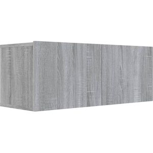 Vidaxl - TV-Schrank Grau Sonoma 80x30x30 cm Holzwerkstoff