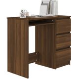 vidaXL-Bureau-90x45x76-cm-bewerkt-hout-bruineikenkleurig