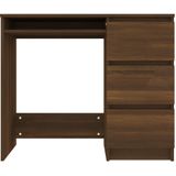 vidaXL-Bureau-90x45x76-cm-bewerkt-hout-bruineikenkleurig