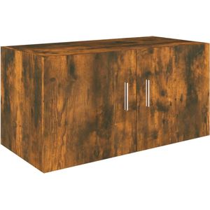 VidaXL Hangkast 80x39x40 cm Bewerkt Hout Gerookt Eikenkleurig