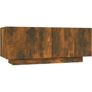 VidaXL-Tv-meubel-100x35x40-cm-bewerkt-hout-gerookt-eikenkleurig