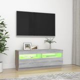 vidaXL-Tv-meubel-met-LED-verlichting-100x35x40-cm-grijs-sonoma-eiken