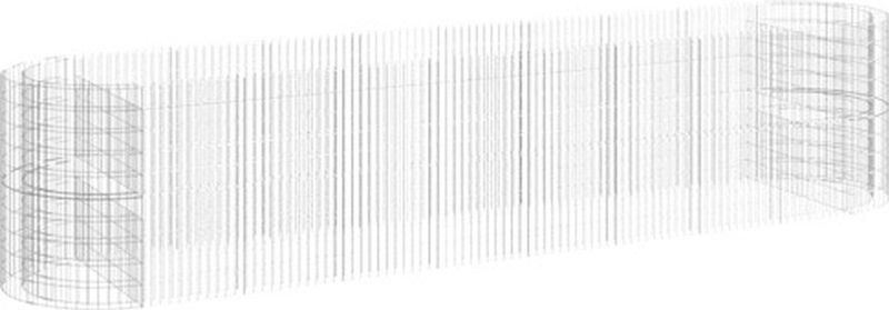 vidaXL Schanskorf plantenbak 500 x 100 x 100 cm