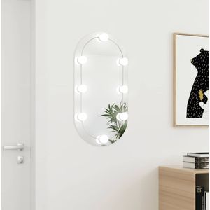vidaXL-Spiegel-met-LED-verlichting-ovaal-80x40-cm-glas