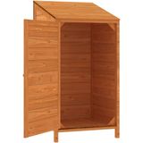 vidaXL - Tuinschuur - 55x52x112 - cm - massief - vurenhout - bruin