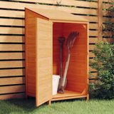 vidaXL - Tuinschuur - 55x52x112 - cm - massief - vurenhout - bruin