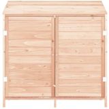 vidaXL Geräteschuppen 102x52x112 cm Massivholz Tanne