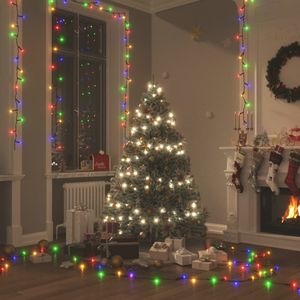 vidaXL - Lichtslinger - met - 150 - LED's - 15 - m - PVC - meerkleurig