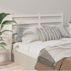 vidaXL Kopfteil Weiß 126x4x100 cm Massivholz Kiefer
