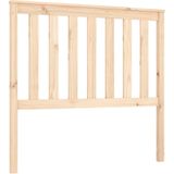 VidaXL Hoofdbord 106x6x101 cm - Massief Grenenhout