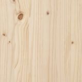 vidaXL - Hoofdbord - 141x6x101 - cm - massief - grenenhout