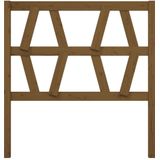 vidaXL - Hoofdbordx4x100 - cm - massief - grenenhout - honingbruin