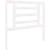 vidaXL Kopfteil Weiß 96x4x100 cm Massivholz Kiefer