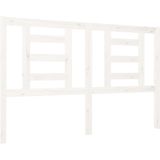 Kopfteil Weiß 126x4x100 cm Massivholz Kiefer Vidaxl