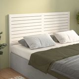 vidaXL - Hoofdbordx4x100 - cm - massief - grenenhout - wit