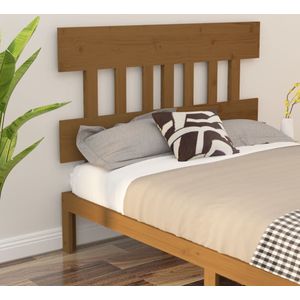 vidaXL Kopfteil Honigbraun 203,5x3x81 cm Massivholz Kiefer