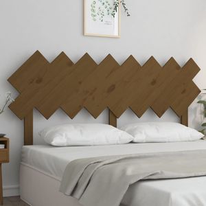 vidaXL - Hoofdbord - 159,5x3x80,5 - cm - massief - grenenhout - honingbruin