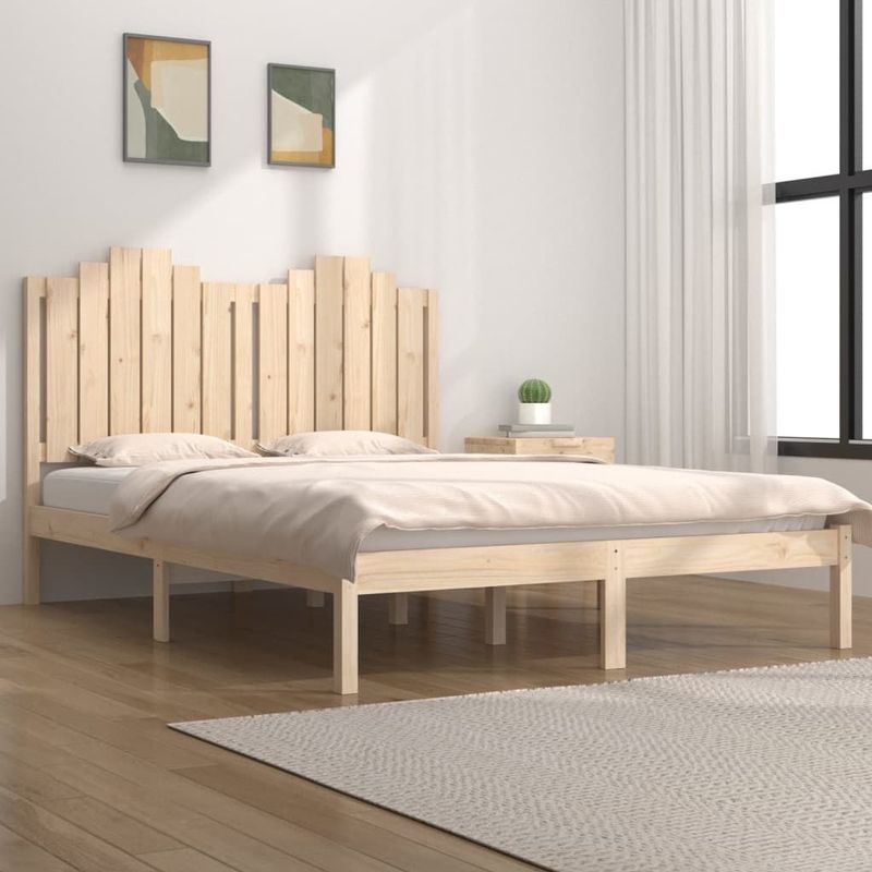 vidaXL Bedframe massief grenenhout 180x200 cm