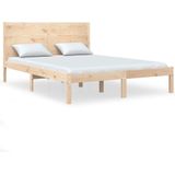 vidaXL Massivholzbett ohne Matratze 160x200 cm Kiefernholz