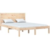 vidaXL Massivholzbett ohne Matratze 160x200 cm Kiefernholz
