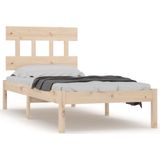 vidaXL Bedframe massief hout 90x190 cm