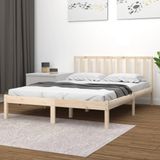 vidaXL Bedframe massief grenenhout 120x190 cm