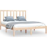vidaXL Massivholzbett ohne Matratze 120x200 cm Kiefernholz