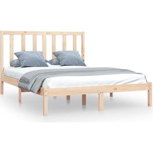 vidaXL Bedframe massief grenenhout 140x200 cm