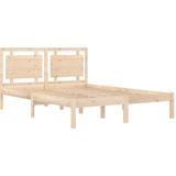 vidaXL Bedframe massief hout 150x200 cm