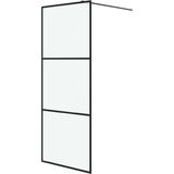 VidaXL-Inloopdouchewand-80x195-cm-mat-ESG-glas-zwart