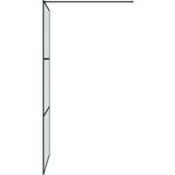 VidaXL-Inloopdouchewand-90x195-cm-mat-ESG-glas-zwart