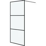 VidaXL-Inloopdouchewand-90x195-cm-mat-ESG-glas-zwart