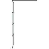 VidaXL-Inloopdouchewand-80x195-cm-halfmat-ESG-glas-zwart