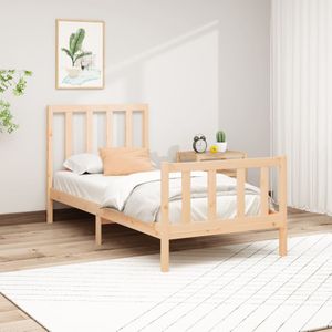 vidaXL Massivholzbett ohne Matratze 90x200 Kiefernholz