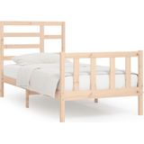 VidaXL Bedframe Massief Grenenhout 90x200 cm