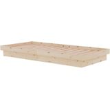 vidaXL Bedframe massief hout 90x190 cm