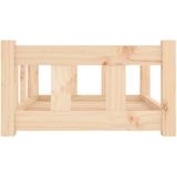 vidaXL Hundebett 65,5x50,5x28 cm Massivholz Kiefer