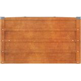 Hochbeet Rostig 400x80x45 cm Cortenstahl Vidaxl