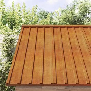 vidaXL Dakpanelen 12 st 60x44 cm cortenstaal roestig