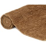 vidaXL Schlingenteppich Handgefertigt 120x180 cm Jute und Baumwolle