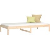 vidaXL - Slaapbank - zonder - matras - 90x200 - cm - massief - grenenhout