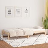 vidaXL - Slaapbank - zonder - matras - 90x200 - cm - massief - grenenhout