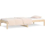 vidaXL - Slaapbank - zonder - matras - 90x200 - cm - massief - grenenhout